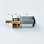 5pcs N20 Gear Motor DC 3V 3.7V 5V 6V 100RPM Slow Speed Motor Flat shaft DIY Toy Car Electric Lock