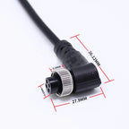GX12 Male to Female Extension Cable Aviation Plug Connection Wire 2/3/4/5/6/7 Pin Plug Sensing Connector Line 0.2-3 Meter
