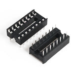 10PCS IC Seat DIP IC Socket Adaptor Solder DIY Sockets 6pin 8pin 14pin 16pin 18pin 20pin 24pin 28pin