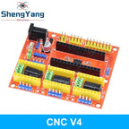 1/2/5pcs CNC Shield V3 V4 Engraving Machine Compatible With Nano 3.0 / A4988 Driver Expansion Board Module for Arduino Diy Kit
