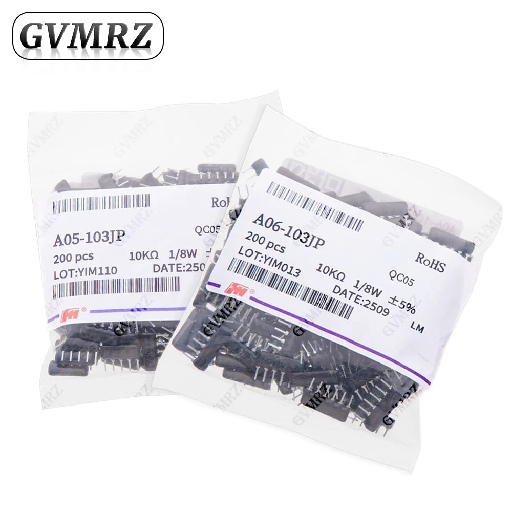 10pcs/200pcs 1K 1.5K 2K 2.2K 3K 5PIN 6PIN 9PIN exclusion Network Resistor array DIP 220R 330R 470R 510R 560R