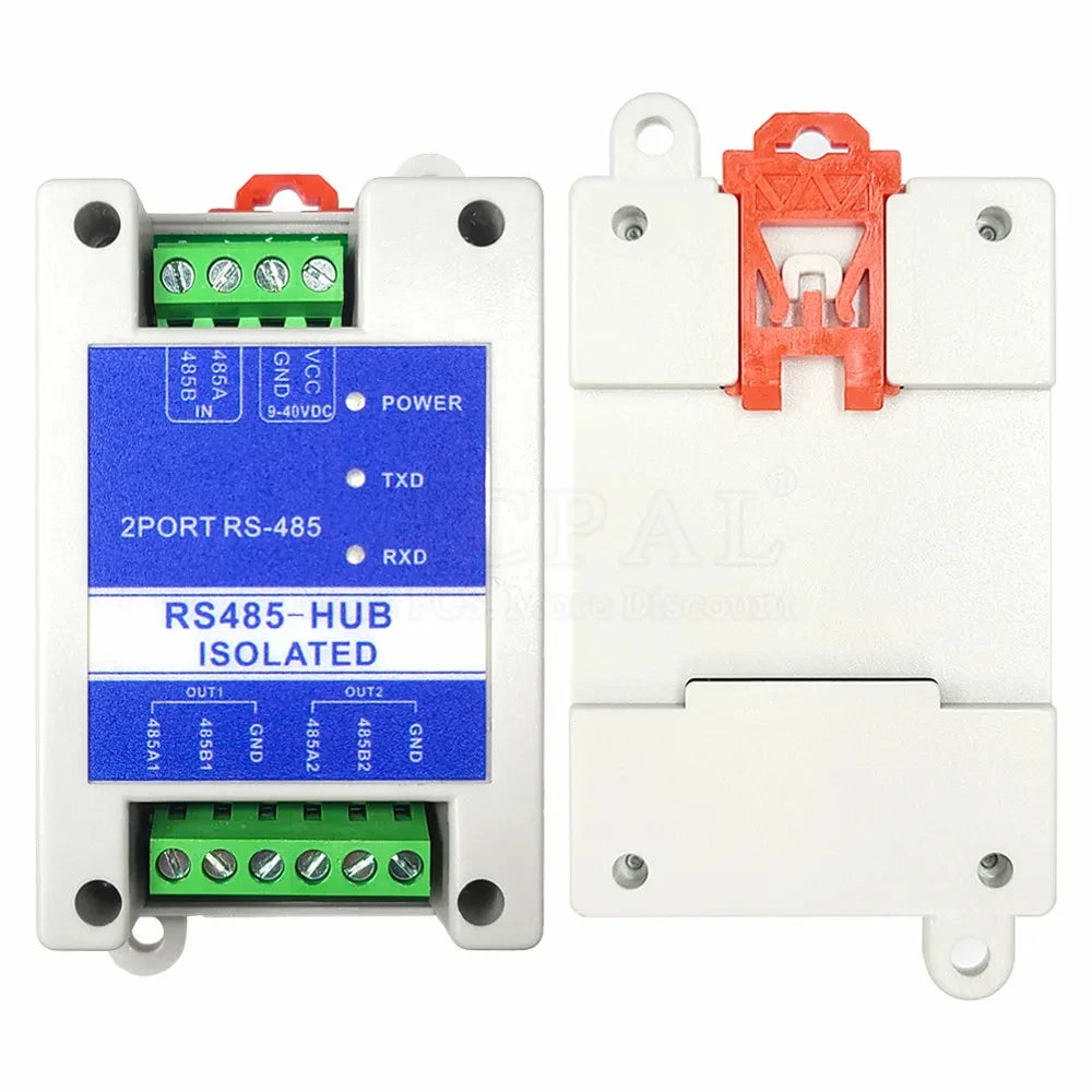 RS485 Repeaters Module Magnetic Coupling Isolated 1 Port RS485 to 2 4 8 Port RS485 HUB Concentrator Industrial Anti-Interference