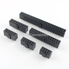 10pcs 2.54mm Pitch Female Header Strip 6/10/14/16/20/26/34/40/50 Pin Dual Straight DIP Polarizing Key Connector 6P 10P 40P 50P