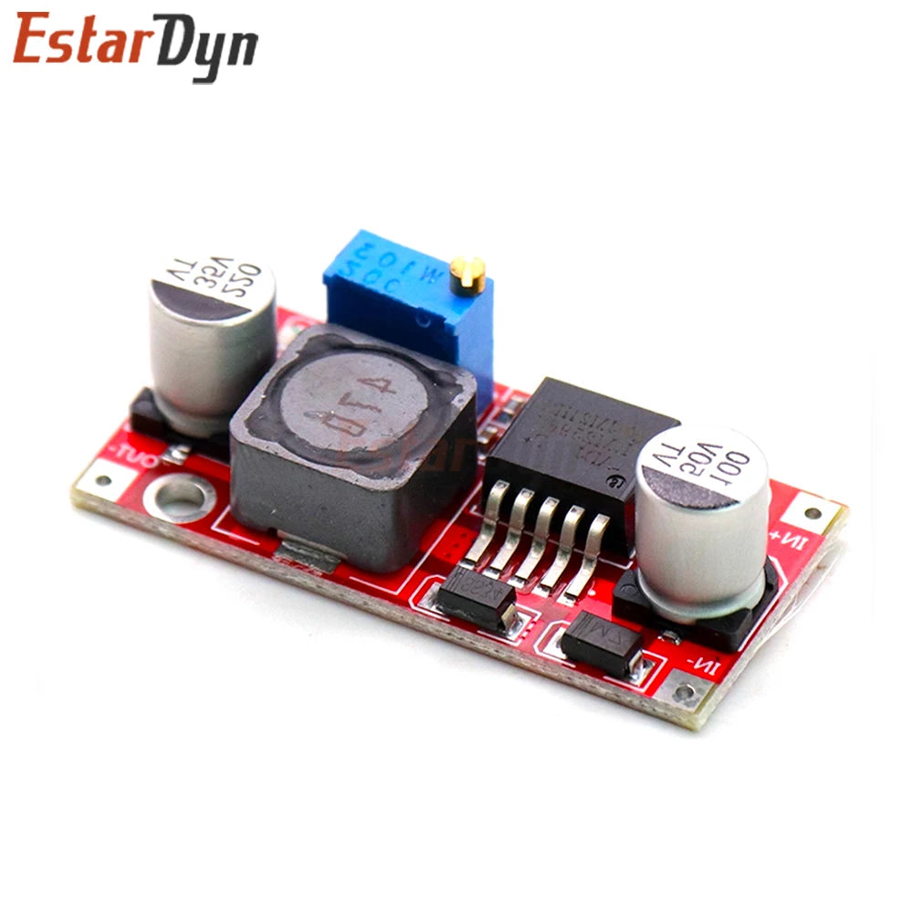 DC-DC LM2596 Step Down Power Supply Module 3.2-40V to 1.2-35V 3A with TDK Inductor, for DIY Projects