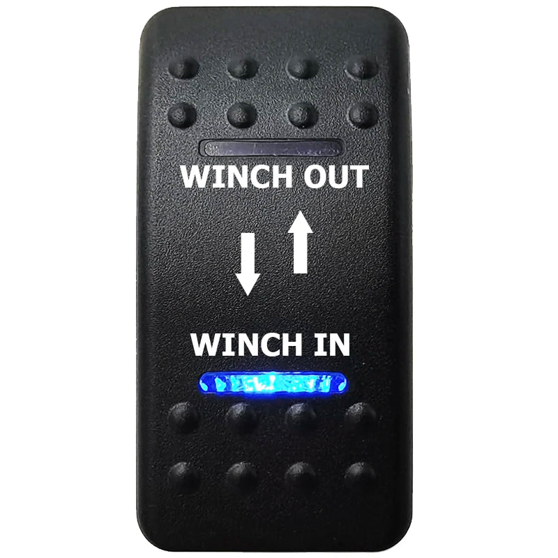 12V Marine Grade Rocker Switch SPST/ON OFF, DPDT/(ON) OFF (ON) Blue Led Light Bar for Carling ARB NARVA Replace Waterproof IP66
