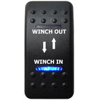 12V Marine Grade Rocker Switch SPST/ON OFF, DPDT/(ON) OFF (ON) Blue Led Light Bar for Carling ARB NARVA Replace Waterproof IP66