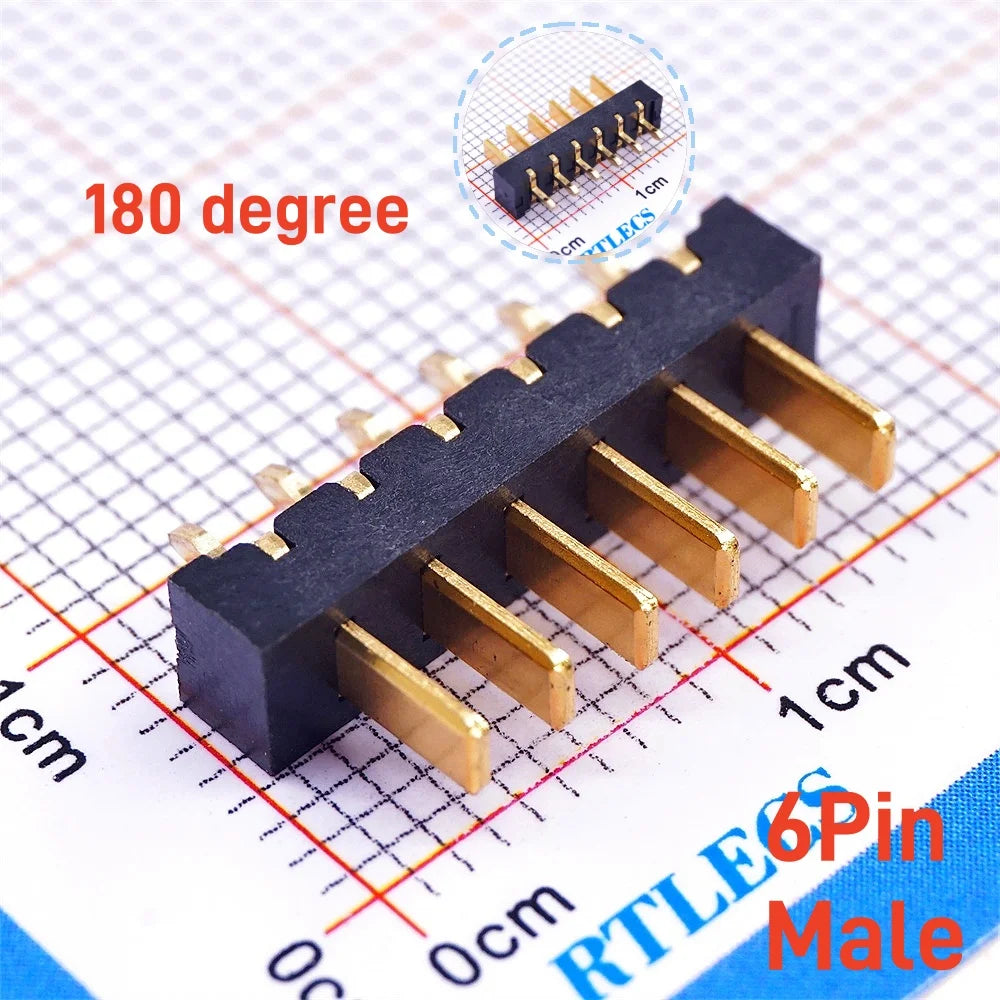20Pcs Blade Male Battery Connector 2.5 MM Pitch 2 3 4 5 6 7 8 9 10 11 Position Right Angle Through Holes Straight PCB Header