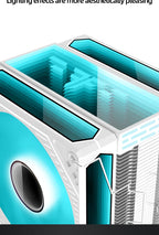 Metalfish CPU Air Cooler 4 6 Heat Pipe PC Radiator Cooling ARGB PWM 12cm Fan For 1851/1700/1200/115X/AM5/AM4/2011/X79/X99