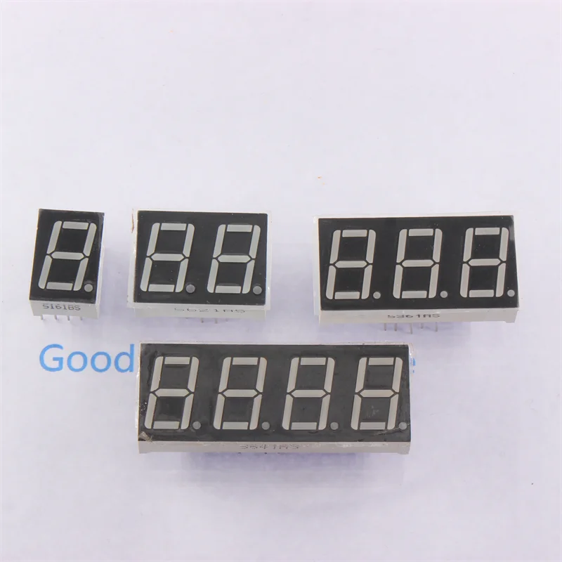 0.56 0.28 0.36 0.4 0.8 inches digital tube LED display 7 segment 1bit 2bit 3bit 4bit tube red universal cathode anode number