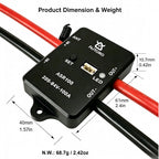 Autoro ASR100 Anti Spark Power Switch 100A 84V DC – XT90 Connector for ESC Electric Skateboard Scooter RC Car Boat E-Bike,etc