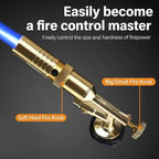 Professional Metal Welding Gas Torch Flame Butane Portable Outdoor BBQ Spray Nozzle Flamethrower Welding Equipment Kitchen