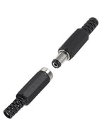 5Pairs 5.5x2.1mm DC Power Supply Male Plug + Female Jack Panel Mount Solder Wire Connector 5.5 * 2.1mm DC Plug Socket Connector