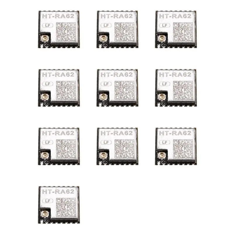 【RECOMENDAR】10X HT-RA62 Lora Series Module SX1262 Secondary Development Supports Lorawan Protocol 433-510Mhz