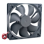 120mm Axial Flow Cooling Fan 2-Pin DC5V/12V/24V Compatible with ACP12025 Power Frequency Converter for Chassis