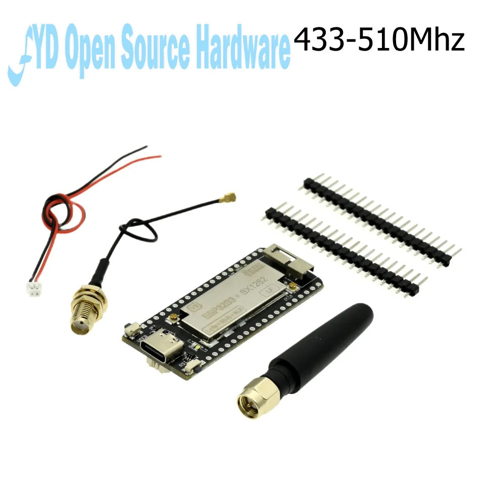 For ESP32 SX1276 LoRa Development Board – Wi-Fi BLE + Choose 433MHz or 868/915MHz, with Antenna