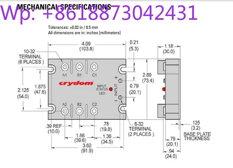 D53TP50D US Crydom SSR motor three-phase solid state relay