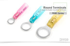 25PCS Heat shrink Insulated Ring Electrical Wire Crimp Terminals M5/M6/M8/M10 for Assortment Electric wiring Connector