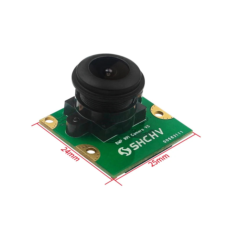 Raspberry Pi 8MP Camera IMX219 Sensor Module 77 130 200Degree Fisheye MINI CSI Interface with 15cm FFC for Raspberry Pi5 PRi Pi5