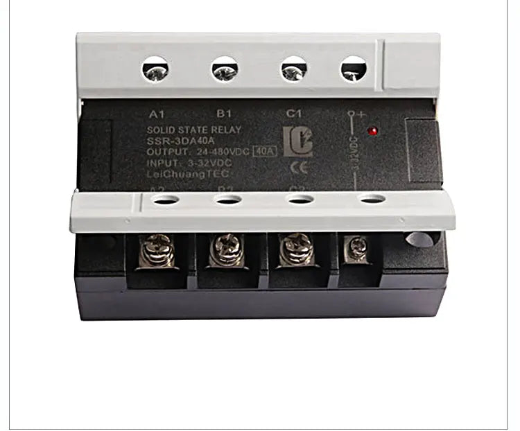 LCTC 3-Phase  SSR10A 25A 40A 60A 80A 100A 120A DC to AC AC to AC DC to DC Solid State Relay Zero-crossing Relay 3-32VDC
