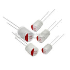 10pcs DIP Solid Capacitors 6.3V 10V 16V 25V 35V 50V 63V 100V 47μF 100μF/220/470/560/680/1000/2200 μF Electrolytic Capacitors