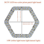 DC5V Dimmable LED Chip 5W-30W Surface Light Source SMD 5730 LED Light Beads DIY Tricolor Adjustable LED Bulb White Warm White