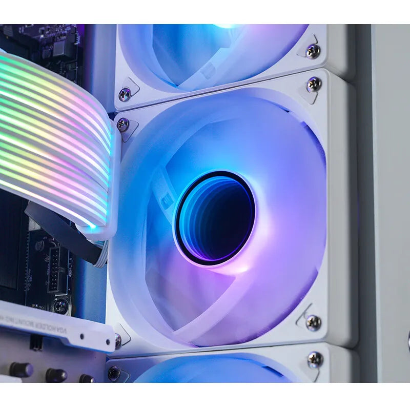 JONSBO SL-120 ARGB Fan 120mm Cooler for PC Case Fan 5V 3PIN/4PIN PWM CPU Cooler PC Fan RGB Front Reverse Case Fan