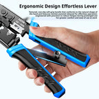 SAMZHE RJ45 Crimper RJ11 RJ45 Crimping Tool Ethernet Network LAN Cable Crimper Cutter Stripper Plier for 6P 8P RJ11 RJ12 RJ45
