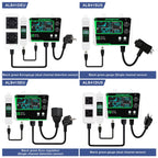 CO2 Detector for Greenhouse CO2 Monitor Controller LCD Digital Carbon Dioxide Controller CO2 Concentration Tester NDIR Sensor