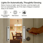 2Pairs MC-52 Wired Magnetic Door Window Contact Switch Heavy Duty Iron Door Sensor Reed Switch for Alarm System Normally Open NC