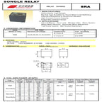 100PCS/LOT 100%New Original SRA-12VDC-CL SRA-24VDC-CL 5PINS 20A Automobile Relay