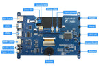 Raspberry Pi Zero 2W Customized 7inch LCD DIY Tablet Computer Touch Screen Display RJ45 USB HUB