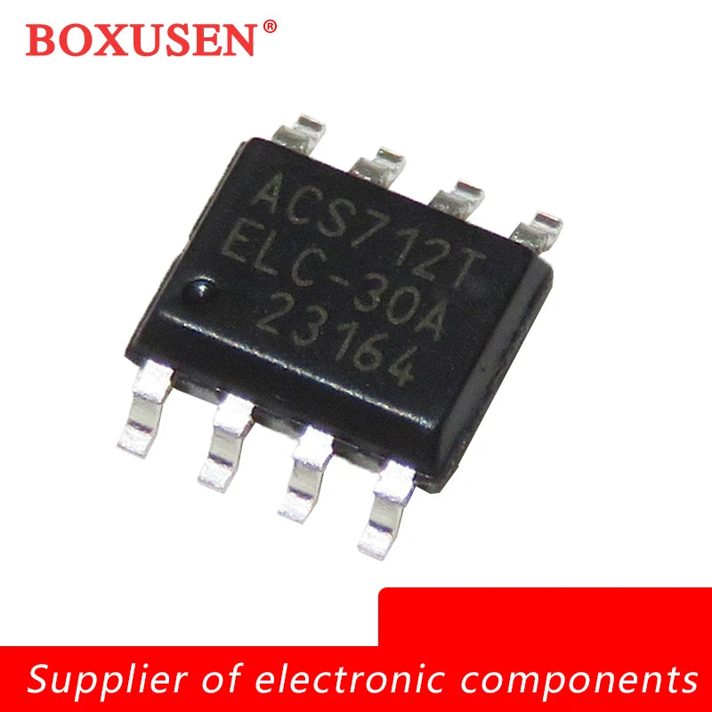 10PCS/LOT 100% New original ALLEGRO ACS712 ACS712T ACS712ELCTR ACS712ELCTR-05B 20A 30A 5A 5V BI 8-SOIC IC