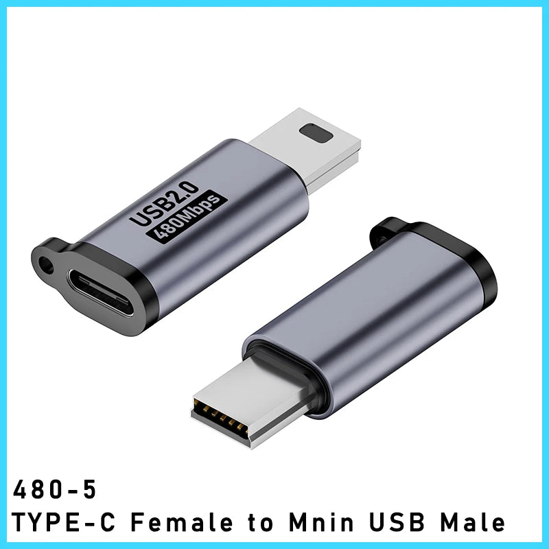 TYPE-C adapter Micro USB Mini USB Adapter lighting Female To Micro Usb Male Converter for Phone Tablet Camera Charging Adaptor