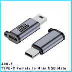 TYPE-C adapter Micro USB Mini USB Adapter lighting Female To Micro Usb Male Converter for Phone Tablet Camera Charging Adaptor