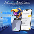 Lifetime Free Update MUCAR BT200 Max OBD2 Scanner CAN FD Bi-Directional Control All System Diagnostic Tool 15 Reset for All Cars