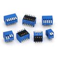 5pcs Slide Type Switch Module 1 2 3 4 5 7 8 10PIN /1.27/2.54mm Position Way SMD/DIP Pitch Toggle Switch Snap Switch Dial Switch