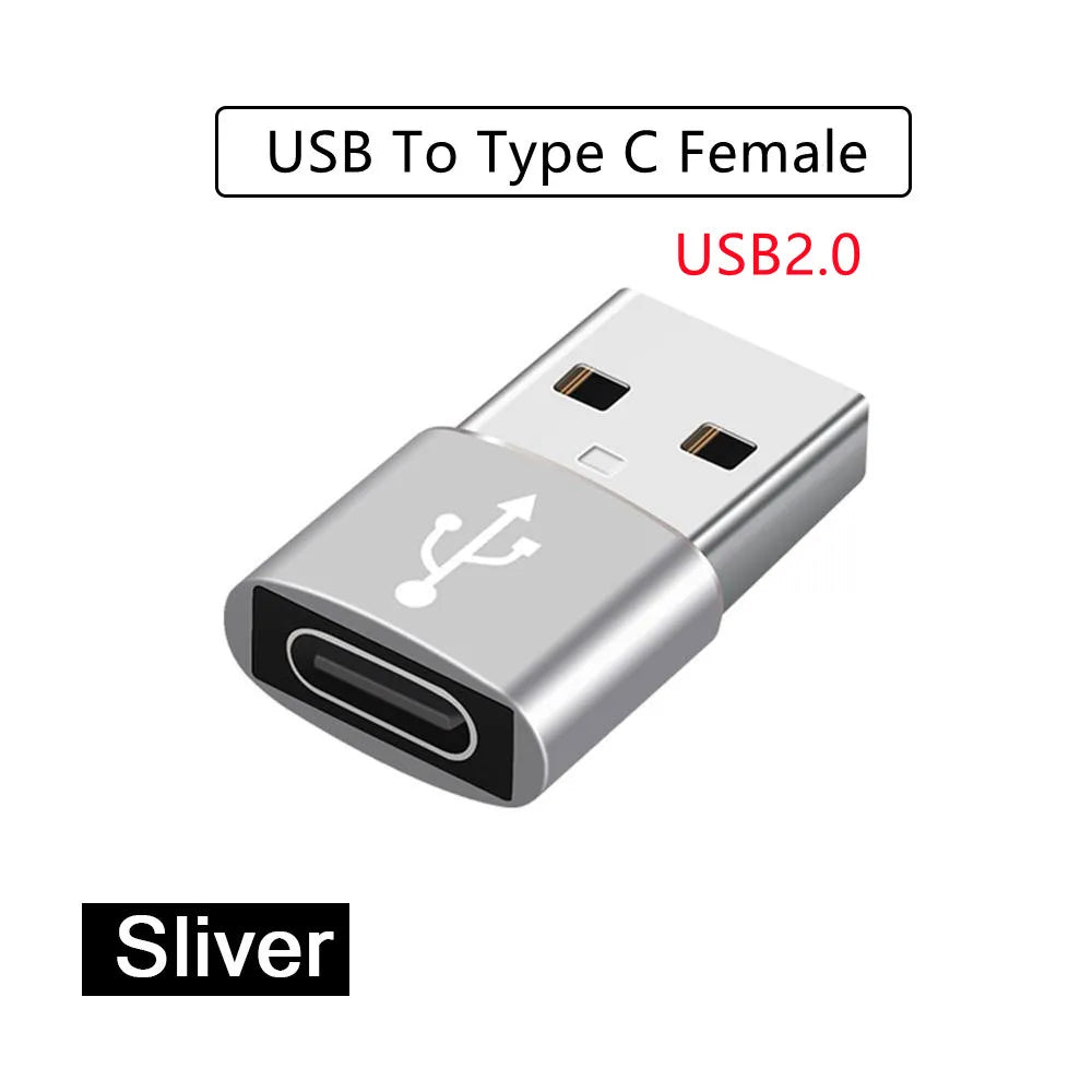 1/2PC Type C To USB 3.0 OTG Adapter USB C Male To USB Female Converter For Laptop Macbook Samsung Xiaomi USB C OTG Connector