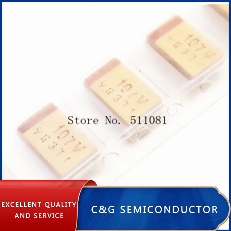 10PCS 6V 6.3V 10V 16V 25V 35V 50V 10UF 22UF 33UF 47UF 100UF 220UF 330UF 470UF D Type SMD Tantalum Capacitor