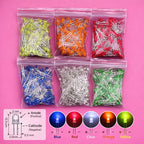 SAMIROB 60/100Pcs 3mm LED Diode Kit F3 Schottky Assorted Diode Red White Green Blue Yellow Orange Pink Purple Warm White for DIY