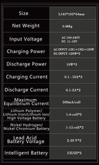 HTRC L6X2Lipo Intelligent Balanced Charger for RC Model Aircraft Dual Channel 2-6S Remote Control LiPo Battery Charger