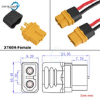 3-12Pairs XT60H (XT60 Upgrade) Connector XT60H Male Female Bullet Connectors Plugs with Sheath for Lithium Battery RC Planes Car