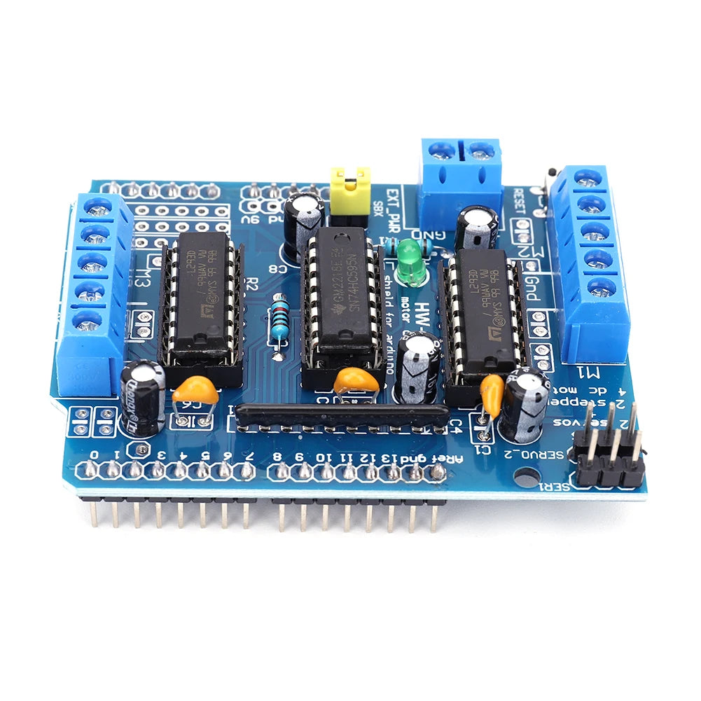 L293D DC Motor Drive Shield Stepper 4.5-36V 4CH Motor Control Shield for Arduino Raspberry Pi DIY Experiments