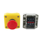 Waterproof Mushroom Head Emergency Stop Push Button Switch Elevator Control Box StationSALLA68H XALK174 Latching Turn to Release