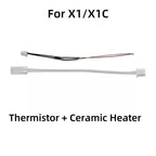 Bamboo Lab X1 P1 Hotend Cooling Fan with Cable for 3D Printer Rapid Accessories Heater Thermistor Compatible with X1C P1S P1P Mo