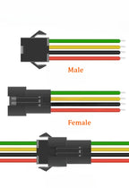 SM2.54 22AWG Cable 2/3/4/5/6-12Pin Plug Socket Male Female 10/15/20/30/50cm Connector LED Strip Light Adapter Wire Harness