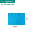 Welding Mat Heat Insulation Working Pad Silicone Soldering Mat Soldering Work Station Pad for Phone Welding Repair Tool
