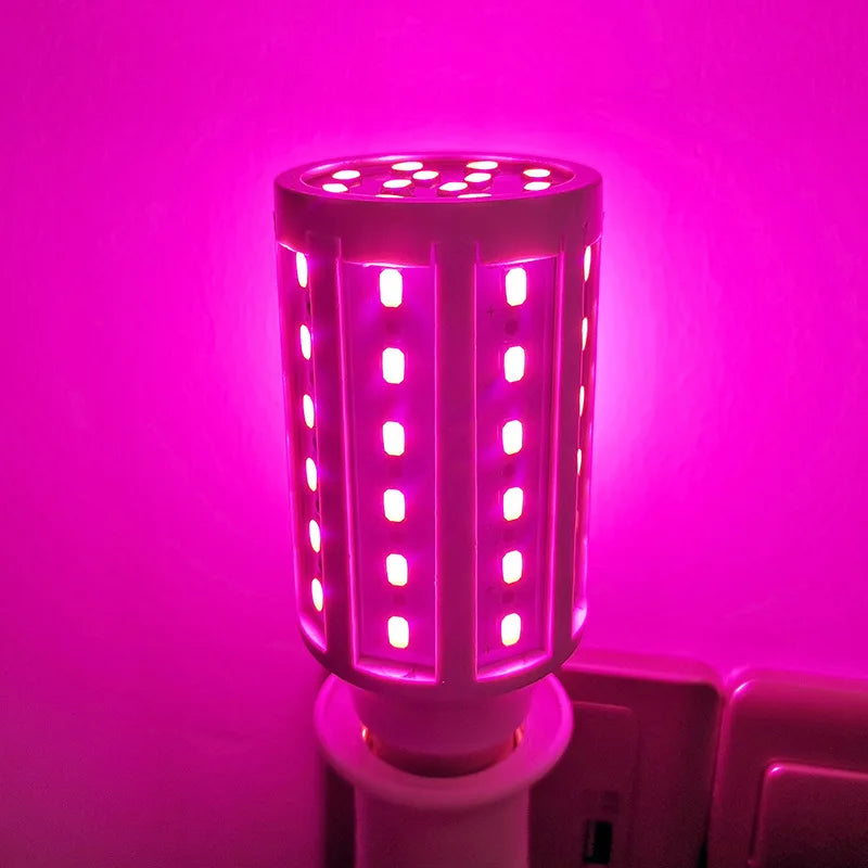 5W 10W 15W 20W 30W E27 LED Corn Lamp Indoor Lighting Home Lamp Green Pink Garden Lawn Landscape Decorative Light Bulbs SMD5730