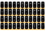 12V Arrow Up Down Rocker Switch White Led 7Pin On-Off-On, Momentary (On)-Off-(On) Toggle Switch Waterproof DPDT Button Switch