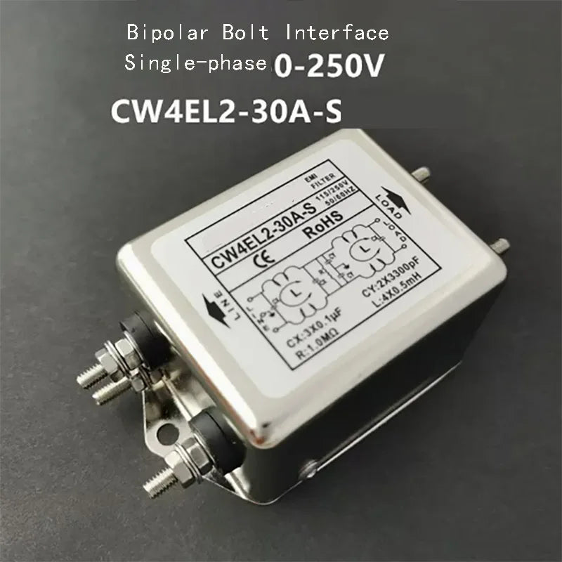New 220V AC Anti-interference Power Supply EMI Filter CW4L2 CW4L2-20A-S CW4L2-6A-S CW4L2-10A-S CNC Purifier for Enhanced Perform