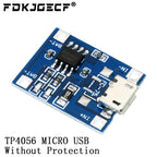 TP4056 With Protection Dual Functions 5V 1A Mini Micro TYPE-C USB 18650 Lithium Battery Charging Board Charger Module 1A Li-ion